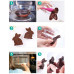 Калъпи за форми - Калъп за моделиране на Заек от шоколад