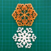 Резци на форми - Резец - декоративна снежинка #1