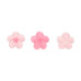 Захарни фигури FunCakes - розови цветчета - 24 бр.