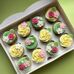 Захарна декорация - Захарни фигури FunCakes - зелени листа - 12 бр.