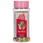 Захарни фигурки FunCakes - разноцветни букви 50 гр