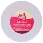 Луксозна кръгла основа FunCakes - бяла - 45.5 см