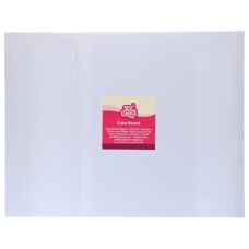 Правоъгълна подложка за торта FunCakes – бяла, 45 x 35 см, 3 мм