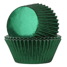 Мъфини и торти - Форма за мъфини - зелени фолирани