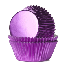 Мъфини и торти - Форма за мъфини - розови фолирани
