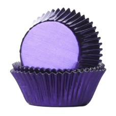 Мъфини и торти - Форма за мъфини - виолетови фолирани