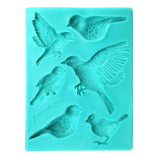 Калъпи за форми - Силиконов калъп - птици 6 фигури