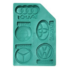 Silicone Mold - Car Logos #01