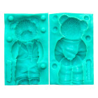 Silicone Mold - 3D Bear in Suit