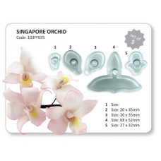 Щампи и текстури - Комплект щампи - Singapore & Baby Orchid 5 бр