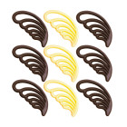 Шоколадови форми - пера бели и кафяви - 48 бр.