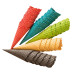 Полуготови продукти - Вафлени кофички за сладолед - двуцветни 15 бр.