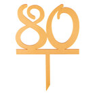 Топър за торти златен - 80
