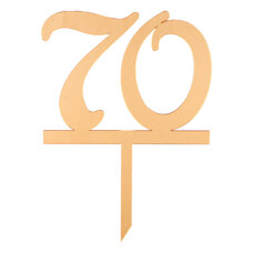 Топър за торти златен - 70