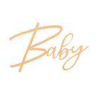 Топър за торти без краче златен - Baby