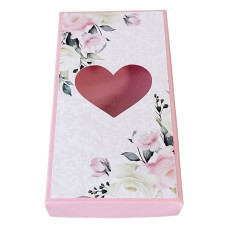 Декоративна кутия - сърце с рози 16.5х8.5х2.5 см