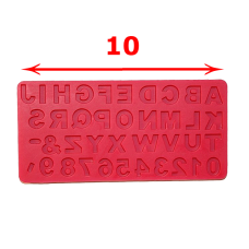 Калъпи за форми - Силиконов калъп OEM - букви и числа #3