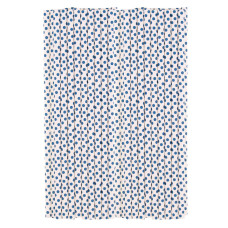 Хартиени сламки - сини точки