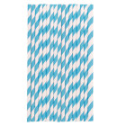 Хартиени сламки - сини линии