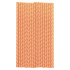 Хартиени сламки - оранжеви пречупени линии