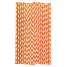 Инструменти и кутии - Хартиени сламки - оранжеви пречупени линии