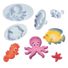 Щампи и текстури - Комплект щампи с форми на морски животни OEM #2