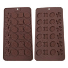 Силикон за шоколадови бонбони - 4 форми