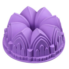 Мъфини и торти - Силиконова форма за кекс - 3D замък