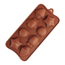 Калъпи за форми - Силиконов калъп за шоколад - морски животни #02