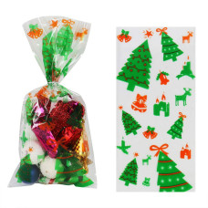 Аксесоари за украса - Декоративни торбички OEM - Christmas Trees 10 бр.