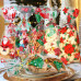 Аксесоари за украса - Декоративни торбички OEM - Christmas Holly 10 бр.