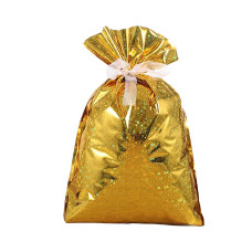 Аксесоари за украса - Декоративна торбичка с панделка OEM - Gold Sparkles