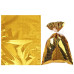 Декоративна торбичка с панделка OEM - Gold Sparkles