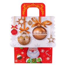 Аксесоари за украса - Декоративна кутия голяма къщичка - Коледа #07
