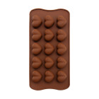 Силикон за шоколадови бонбони - сърчица #02