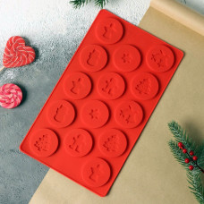 Калъпи за форми - Силикон за шоколадови бонбони - Коледа