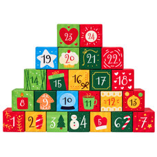 Коледни кутийки за Адвент календар – 5.5×5.5×3.5 см