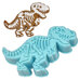 Щампа с резец - динозавър с костен скелет T-Rex