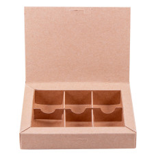 Инструменти и кутии - Кутия за 6 бонбона - 14X10X2.5 см