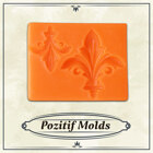 Силиконов калъп Pozitif – Френска лилия /fleur-de-lis/, 2 орнамента, 8 × 6 см