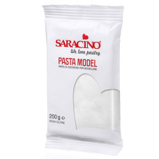 Фондани и марципани - Захарно тесто за финна декорация Caracino - бялo 0.250 кг