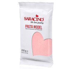 Фондани и марципани - Захарно тесто за финна декорация Caracino - розово 0.250 кг