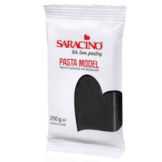 Фондани и марципани - Захарно тесто за финна декорация Caracino - черно 0.250 кг