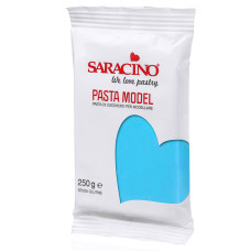 Захарно тесто за финна декорация Caracino - светло синьо 0.250 кг