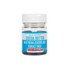 Оцветители и есенции - Оцветено какаово масло SekerSugar - Blue 30 гр