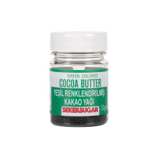 Оцветители и есенции - Оцветено какаово масло SekerSugar - Green 30 гр