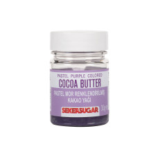 Оцветители и есенции - Оцветено какаово масло SekerSugar - Pastel Purple 30 гр
