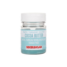 Оцветители и есенции - Оцветено какаово масло SekerSugar - Pastel Turquoise 30 гр