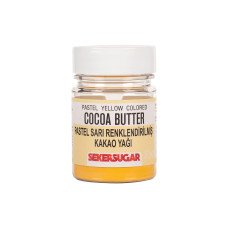 Оцветители и есенции - Оцветено какаово масло SekerSugar - Pastel Yellow 30 гр