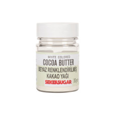 Оцветители и есенции - Оцветено какаово масло SekerSugar - White 30 гр